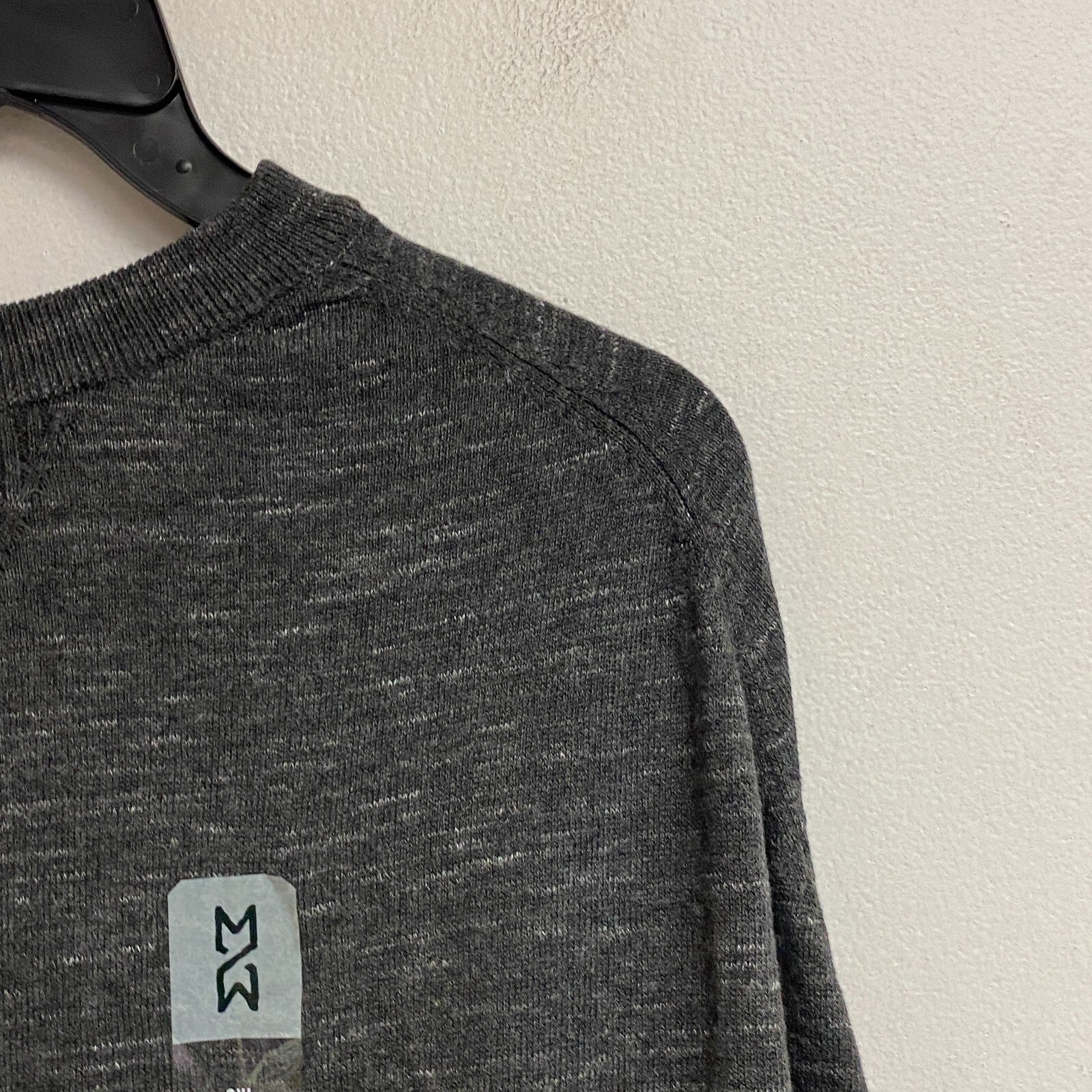 Mutual Weave Long Sleeve Crew Neck Sweater Size 2XL Color Dark Charcoal Heather