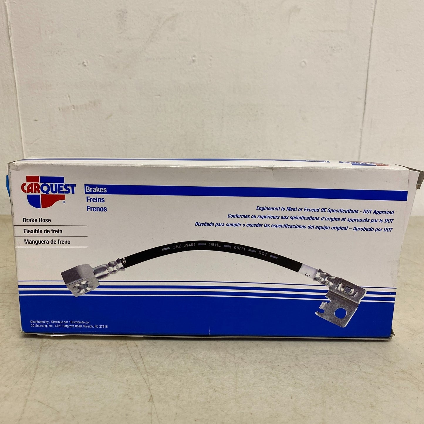 CARQUEST Brake Hydraulic Hose Assembly Black EPDM Rubber 21.14″ Model BHA38741