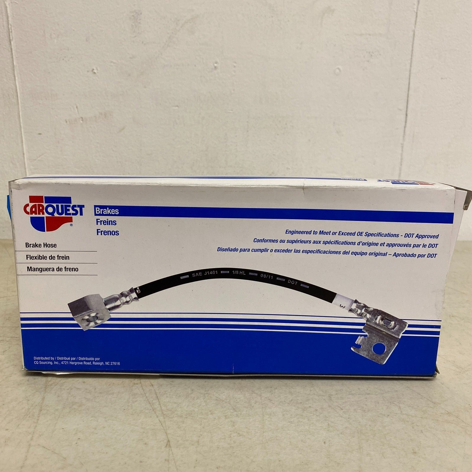 CARQUEST Brake Hydraulic Hose Assembly Black EPDM Rubber 21.14″ Model BHA38741