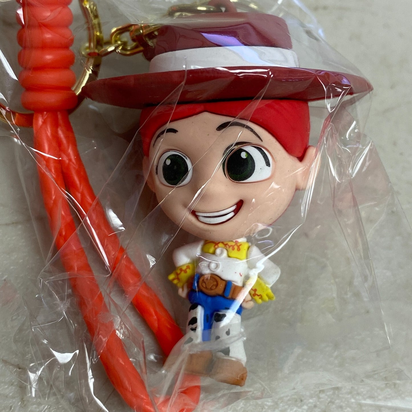 New Assorted 3D Disney Toy Story silicone Keychain with  Jesse Cowgirl Accessory
