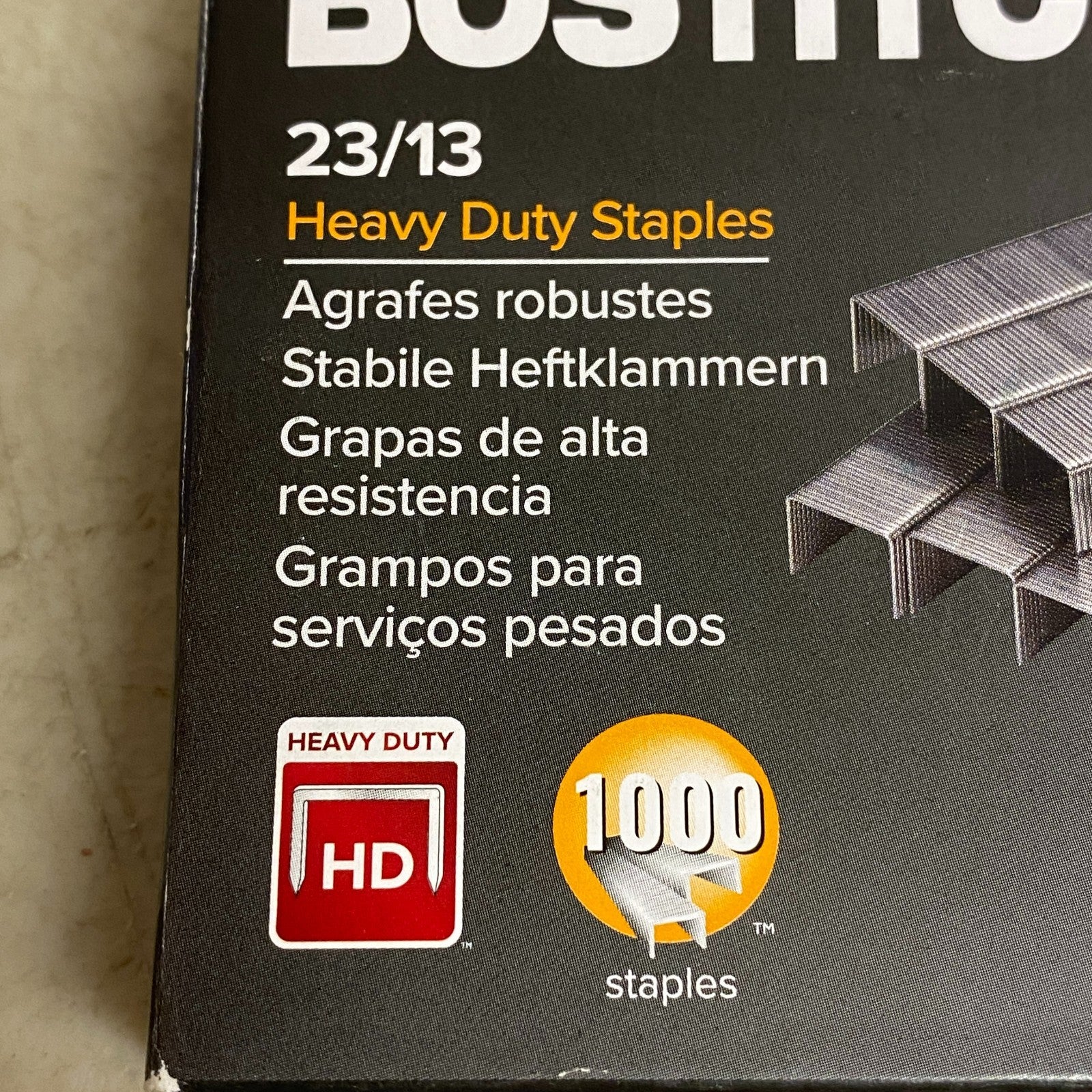 Bostitch Office 1913 Heavy Duty 23/13 Staples 100 Sheet Capacity (Box of 1,000)