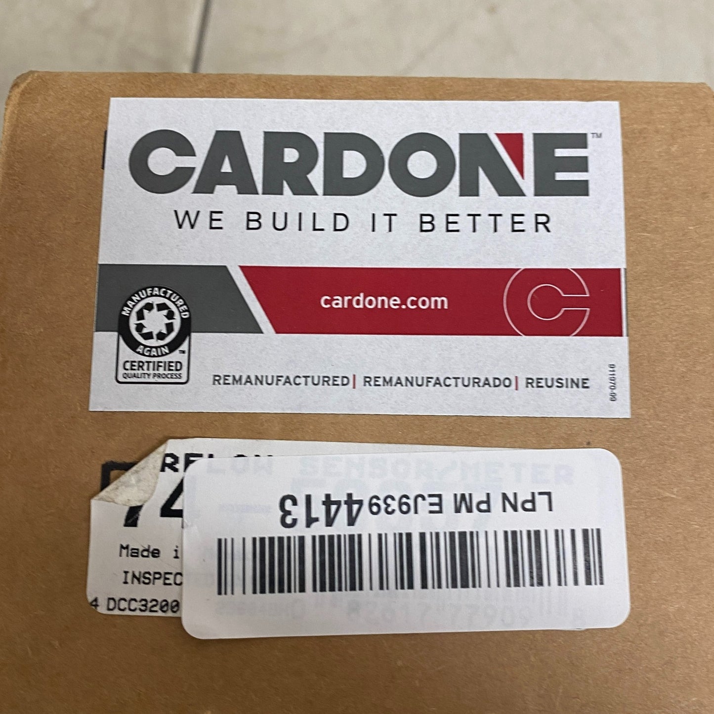 Cardone 74-50057 Remanufactured Mass Airflow Sensor MAF Black