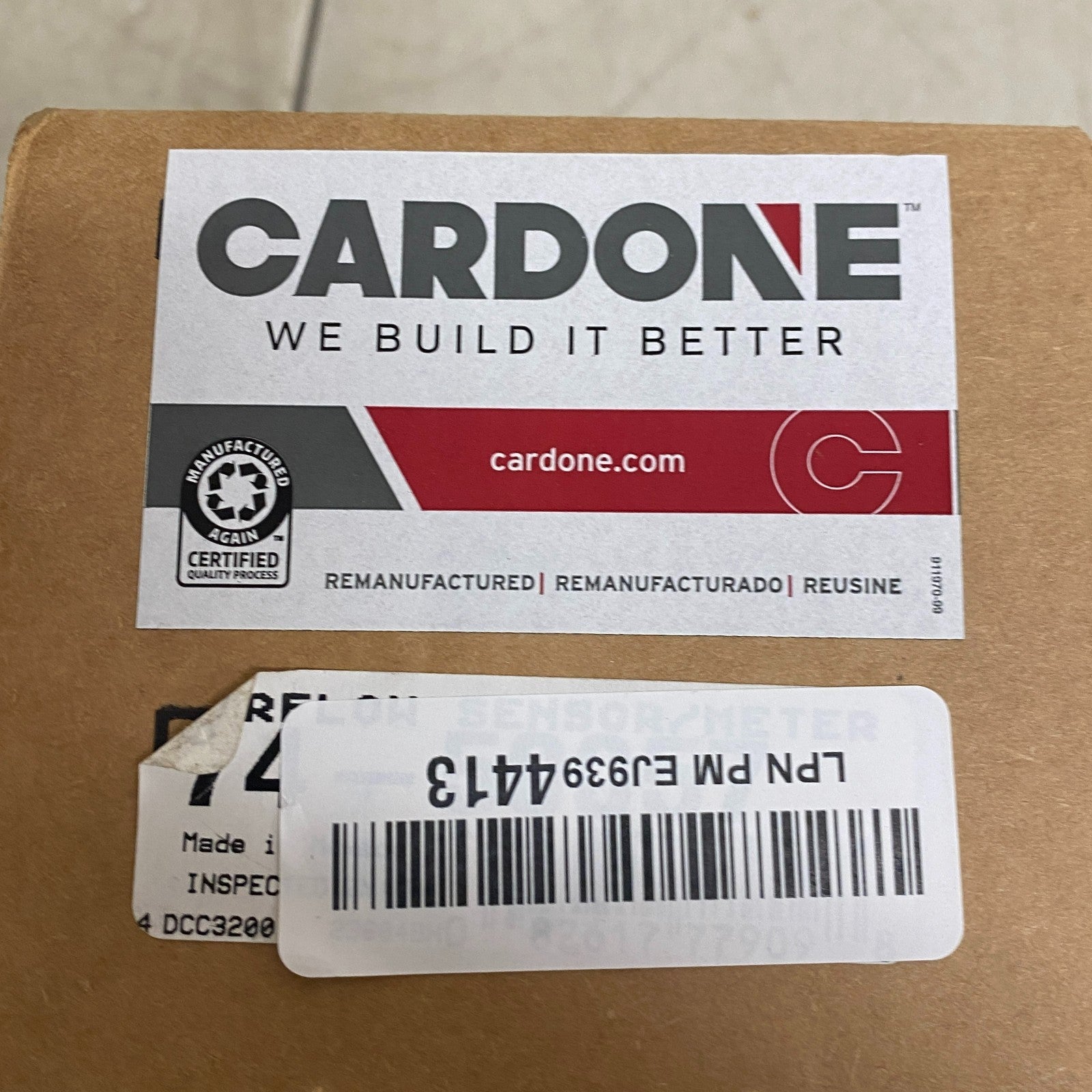 Cardone 74-50057 Remanufactured Mass Airflow Sensor MAF Black