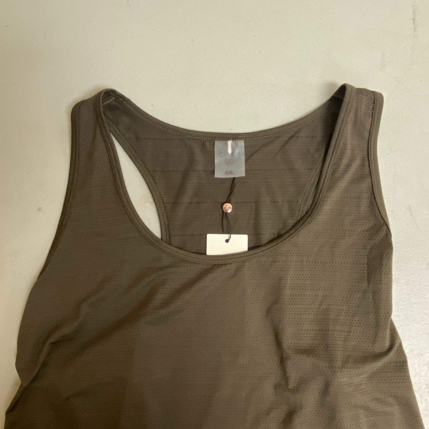 CALIA Women's Everyday Scoop Rank Relaxed Fit Tank Coffee Grounds WAX11205