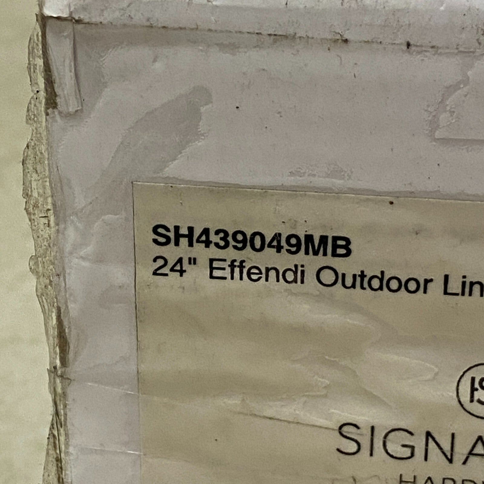 Signature Hardware 24" Effendi Linear Shower Drain- Matte Black