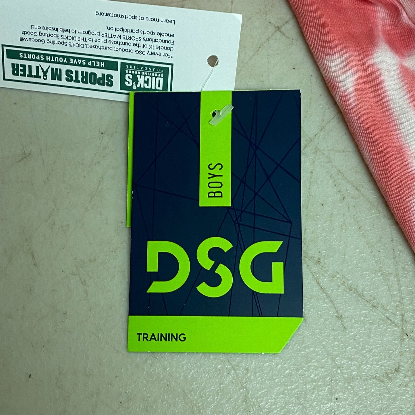 DSG Boys' Tie Dye Cotton Graphic T-Shirt Blazin Coral Sun Brst TD DAB12100