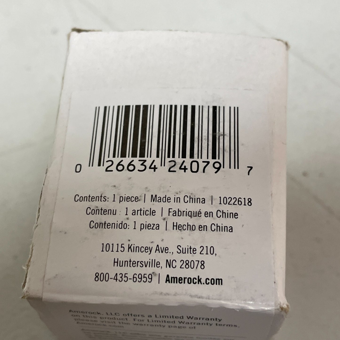 Amerock Glacio 1‑3/8″ Clear/Black Bronze Square Cabinet Knob BP36653CBBR