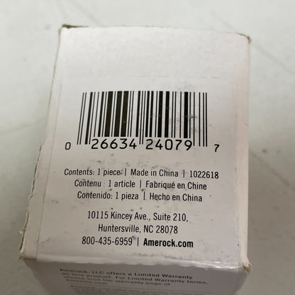 Amerock Glacio 1‑3/8″ Clear/Black Bronze Square Cabinet Knob BP36653CBBR