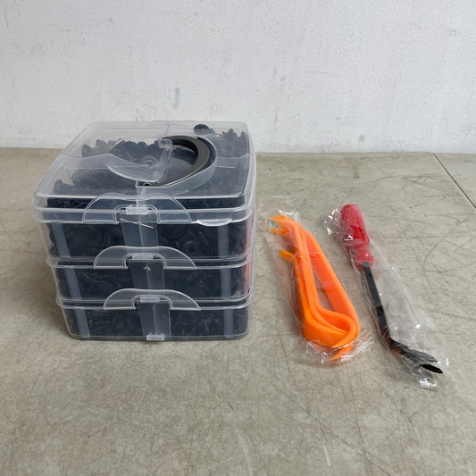 635PCS Car Bumper Fender Clips Fastener Kit w  Remover for Toyota Honda Ford GM