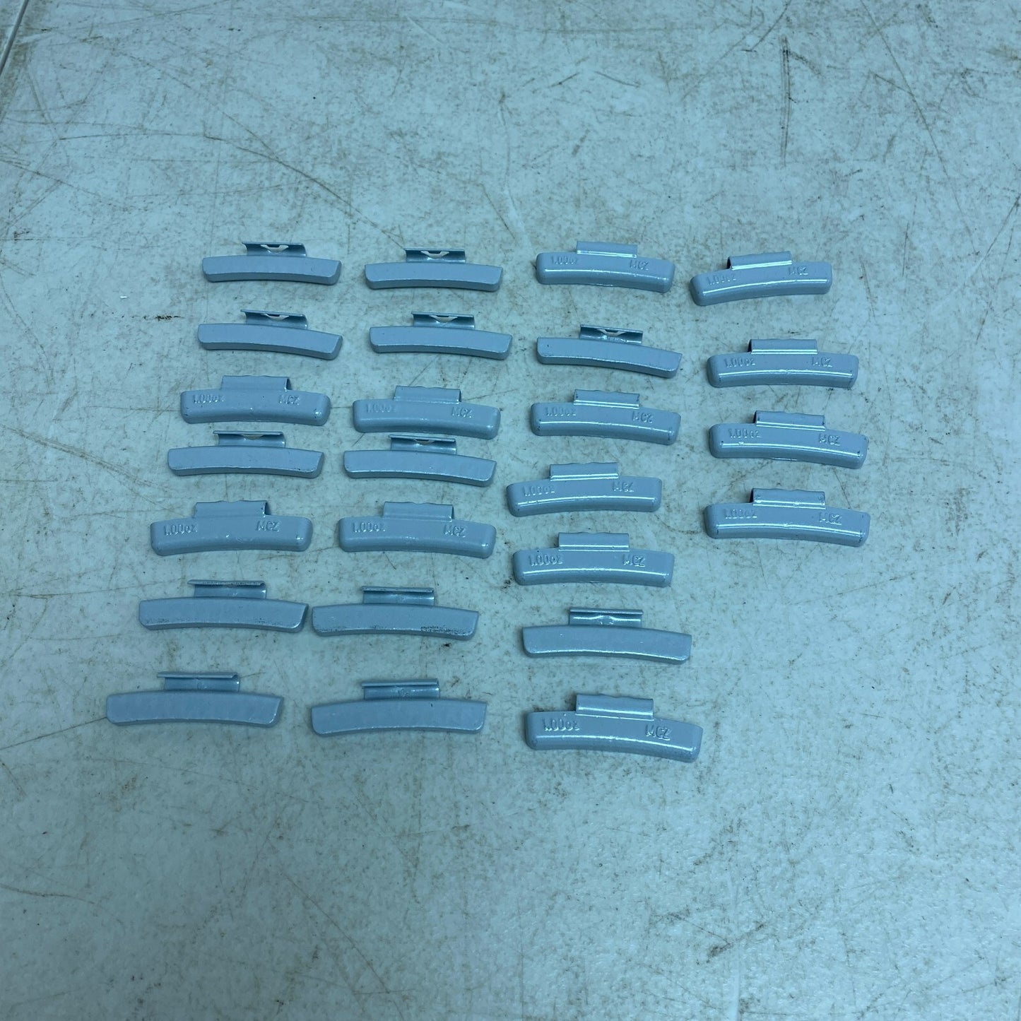 Ascot MC-Series 1.00 Oz. Zinc Wheel Weight (25/Box) 488-28100