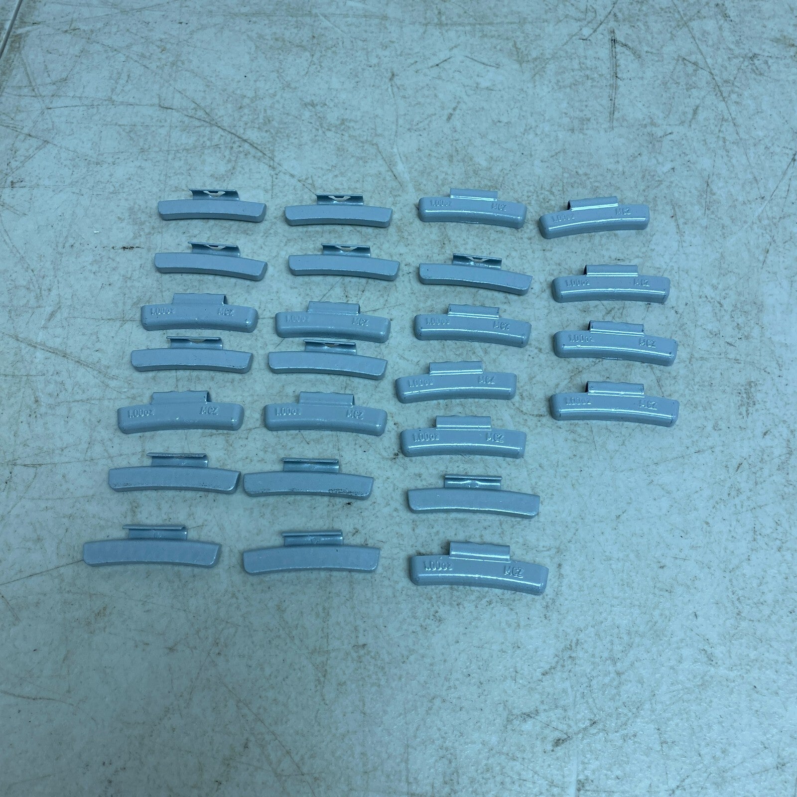 Ascot MC-Series 1.00 Oz. Zinc Wheel Weight (25/Box) 488-28100