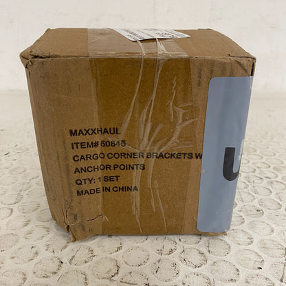 MaxxHaul 50845 Platform Cargo Corner Brackets w/ Anchor Points Rack