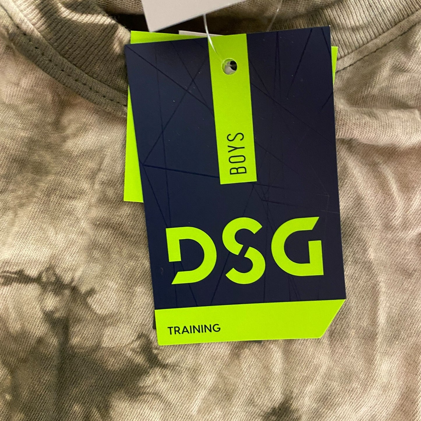 DSG Boy's Crystal Tie Dye Tee Dark Green CTD  Short Sleeve DAB13106G