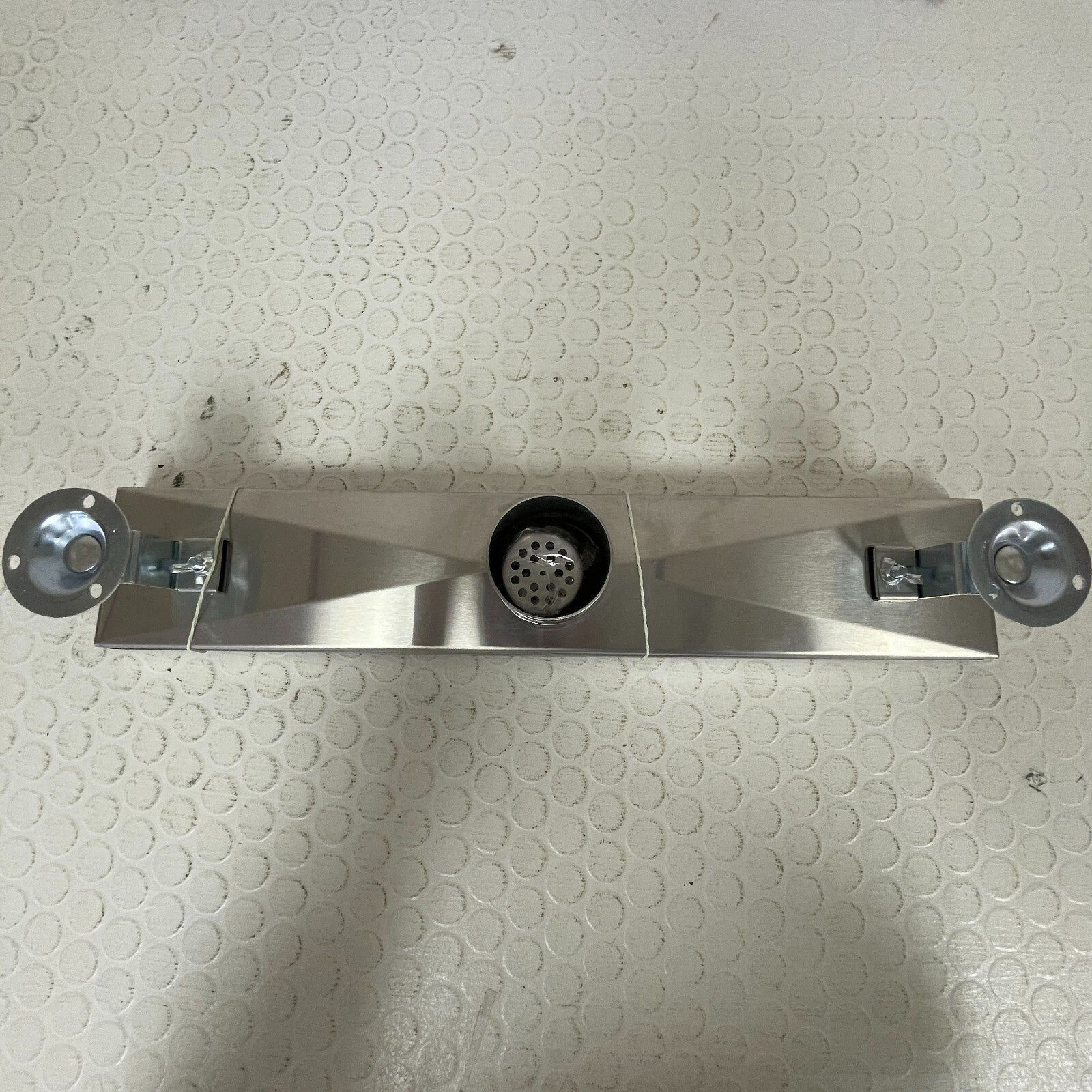 Signature Hardware 18" Carmen Linear Shower Drain - with Drain Flange - Polished