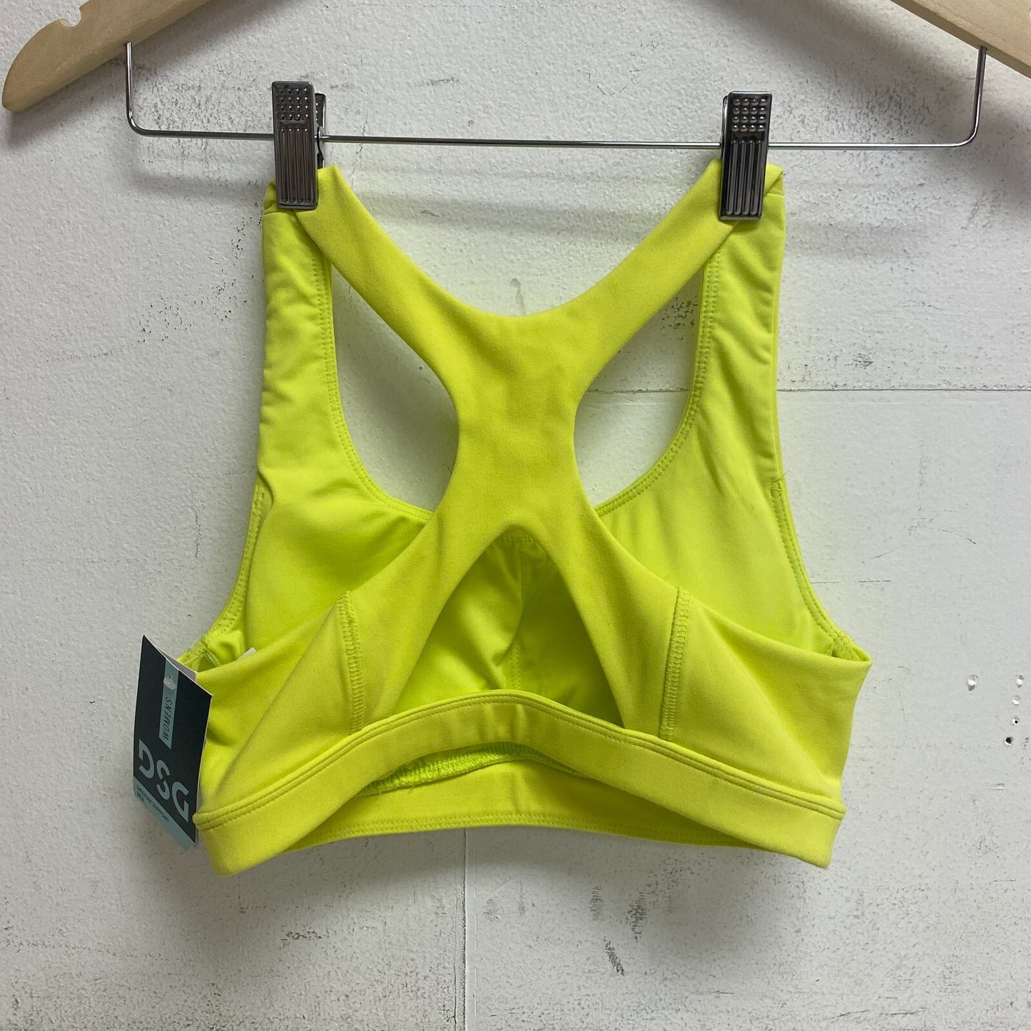 DSG Women's Light Weight Aspire Bra Acid Yellow DAW12702 BRAND NEW