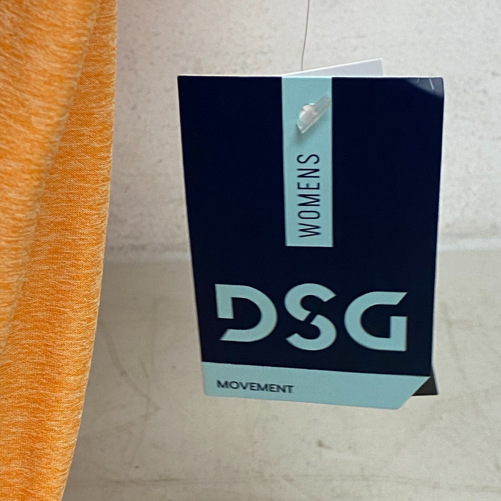 DSG Women's Movement Relaxed Short Sleeve Tee Light Orange Heather DAW13316H