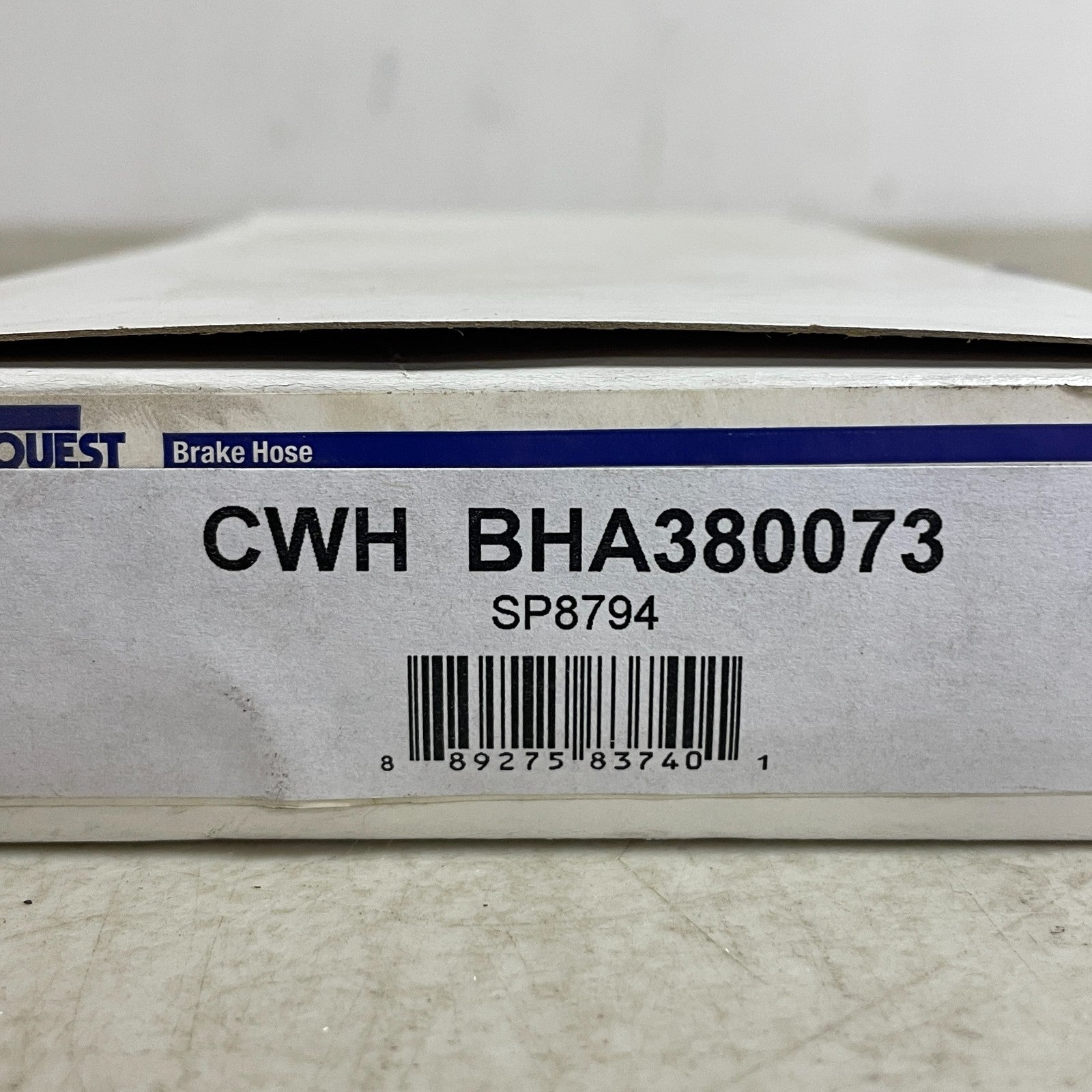 Carquest BHA380073 Brake Hydraulic Hose 11.9" EPDM Rubber with Gaskets