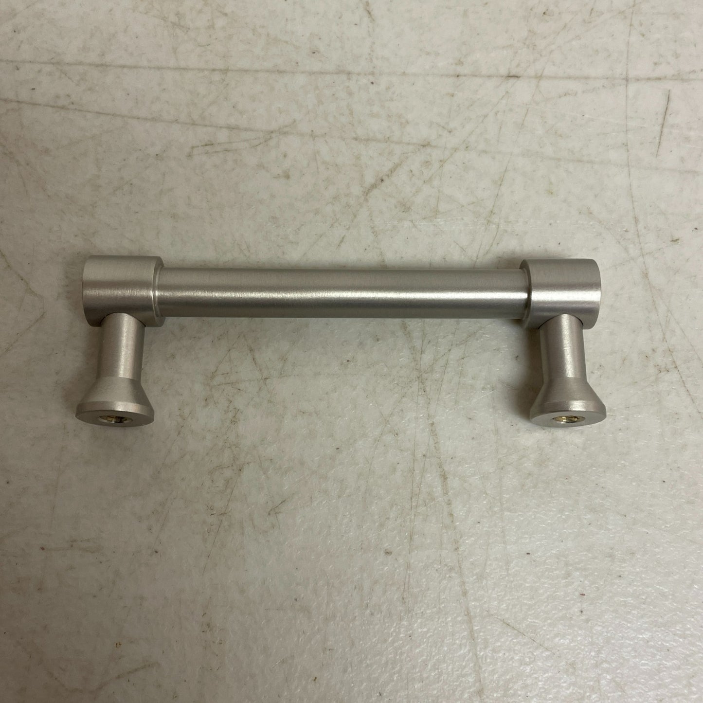Signature Hardware 3-3/4"Strasbourg Brass Cabinet Pull Satin Nickel EH1083.4.NKL