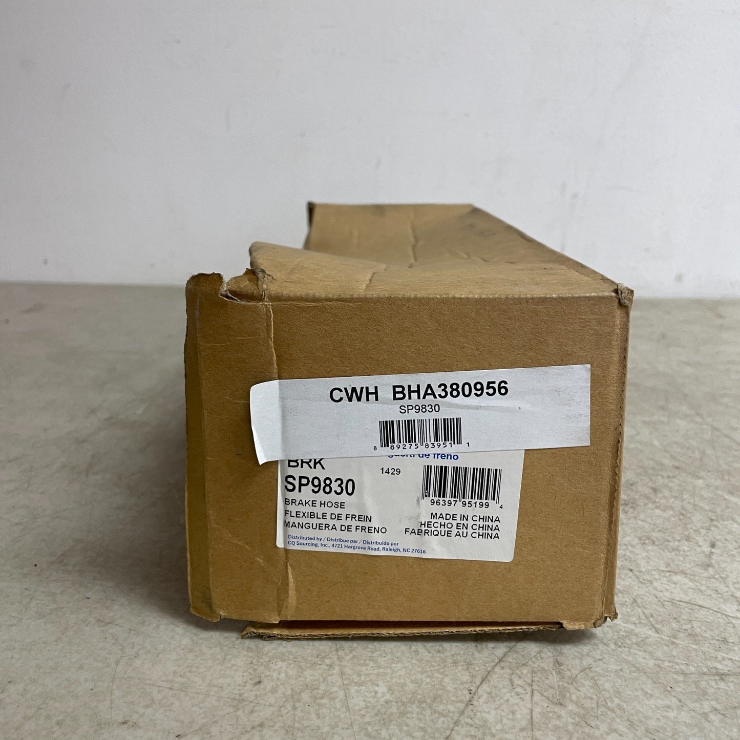 Carquest Wearever BHA380956 Rear Brake Hydraulic Hose 20" EPDM Rubber