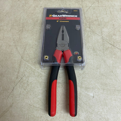 GEARWRENCH 8″ Lineman’s Pliers Multi Material Grip 82025
