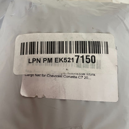 Rear Seat Envelope Cargo Net Trunk Organizer for Chevrolet Corvette C7 2014-2025