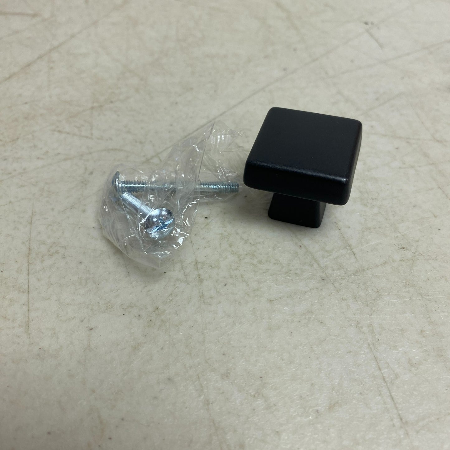 Amerock Square Cabinet Knob Black Bronze 1‑3/16″ BP55271BBR