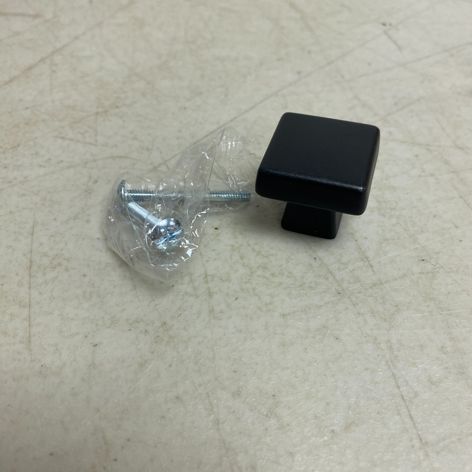 Amerock Square Cabinet Knob Black Bronze 1‑3/16″ BP55271BBR