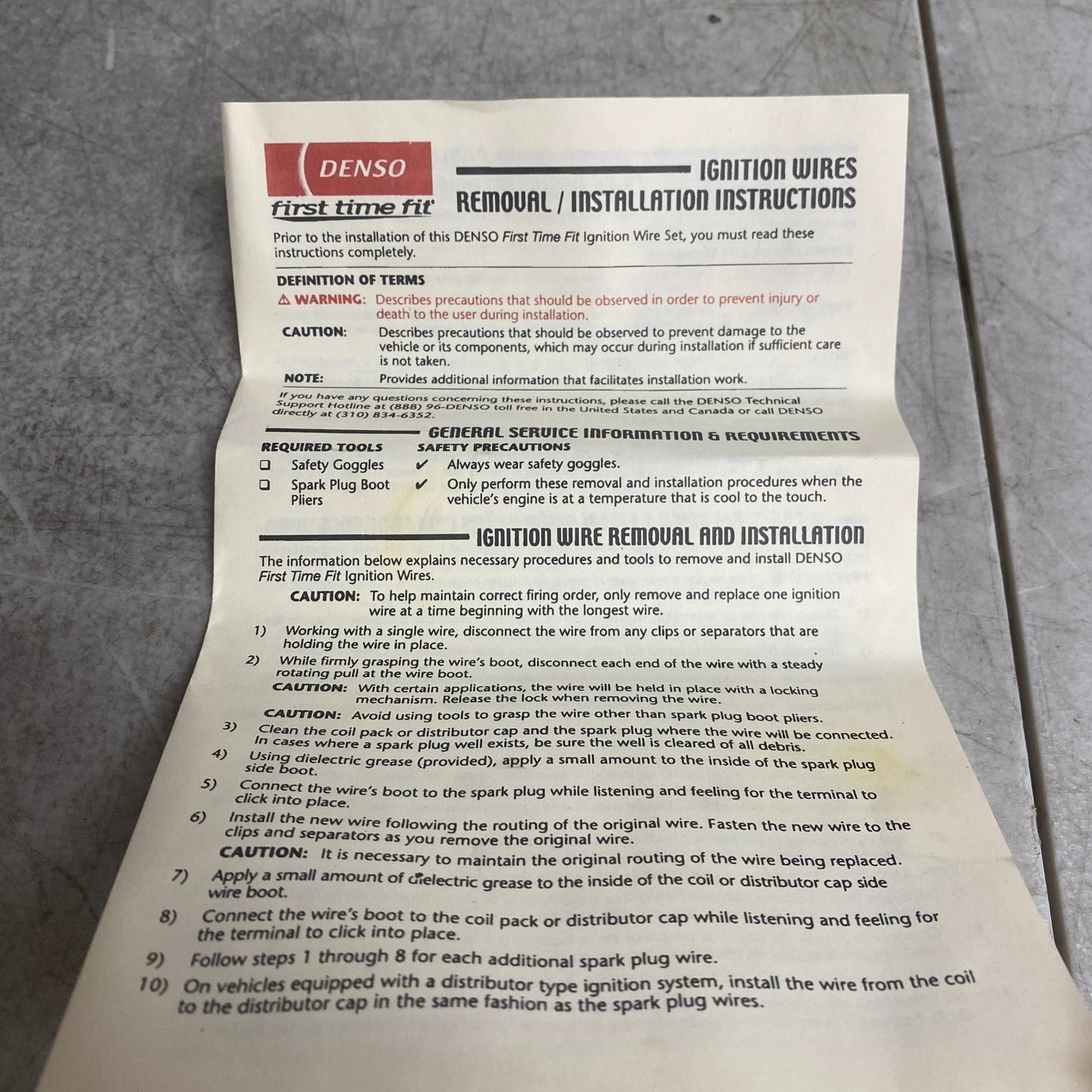 DENSO 671-6226 7mm Spark Plug Ignition Wire Set 1997-2004 Mitsubishi Diamante V6