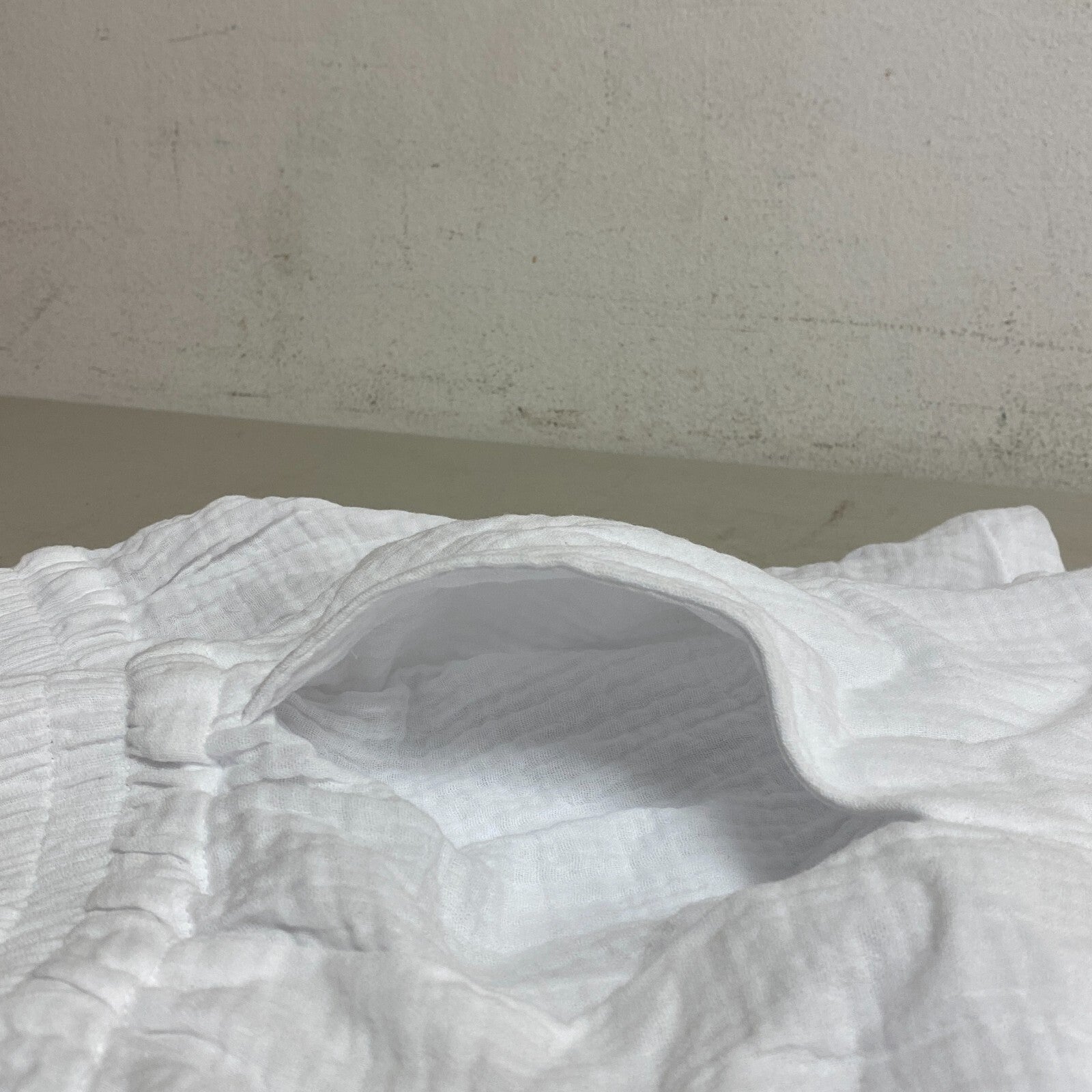 Calia Women's Swim High Rise Cover Up Cotton Short Iced Amethyst White WSA22902