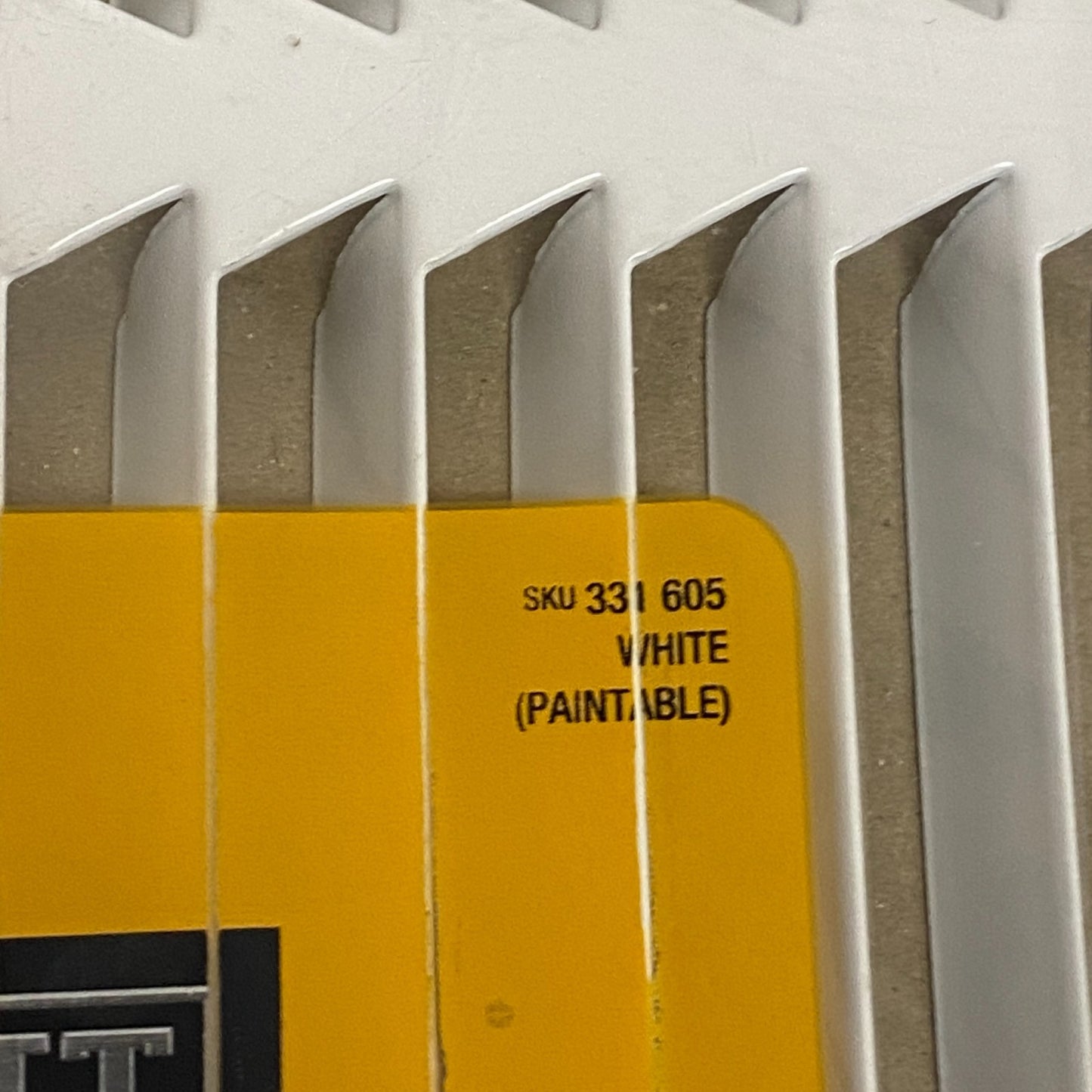 Everbilt 16″x 8″ White Steel Return Air Grille Vent Cover