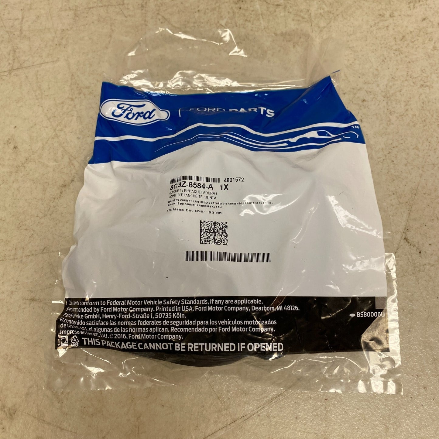 Ford EngineValve Cover Gasket forF-250SuperDuty, F-350,F-450 , F-550,8C3Z-6584-A