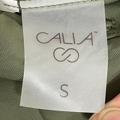 CALIA Womenâs Wide Shoulder Strap Athletic Medium Support Top Dark Olive