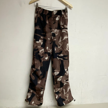 DSG Womens Parachute Pant Cyber Camo Brown Loose Fit Full length BOSSW23111PRT