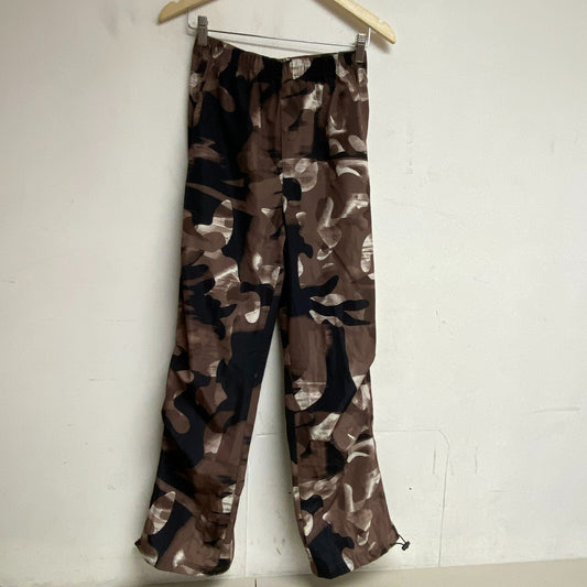 DSG Womens Parachute Pant Cyber Camo Brown Loose Fit Full length BOSSW23111PRT