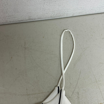 Bar III Women's Dressy Jumpsuit Striped Wide Leg Strapped Black White Size 12