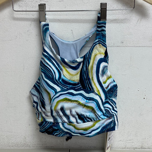 CALIA Womens RacerBack High Support Long Line Bikini Top TerrainTeal WSA22223PRT