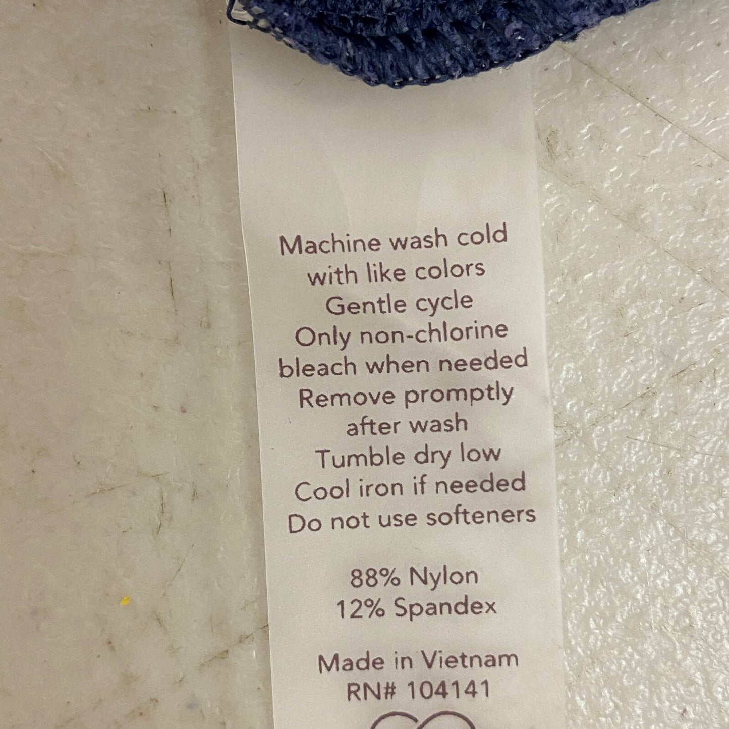 Calia Womens Cropped Rib Short Sleeve Ardosia Slate Multi Short Sleeve WAX31314J