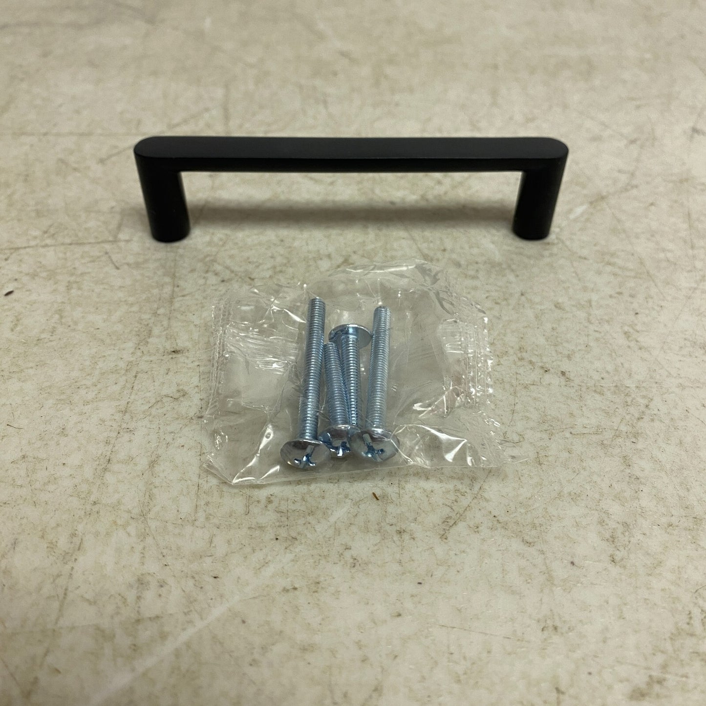 Signature Hardware 3-3/4" Novak Brass Cabinet Pull - Matte Black