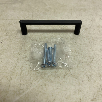 Signature Hardware 3-3/4" Novak Brass Cabinet Pull - Matte Black