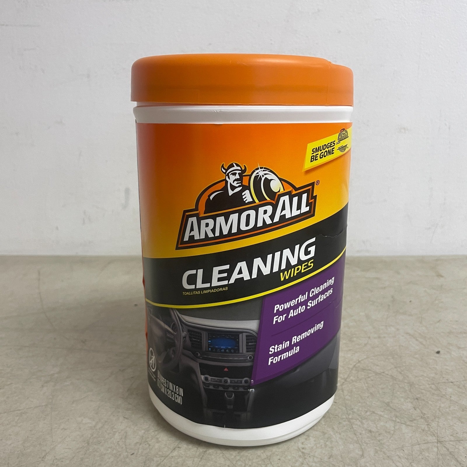 Armor All Car Cleaning Wipes 90-Count Interior Cleaner Disposable Matte Finish
