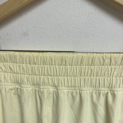 Calia Womens 3" Inseam Pull-On High Rise Step Up Short Relaxed Fit Lemon Sorbet