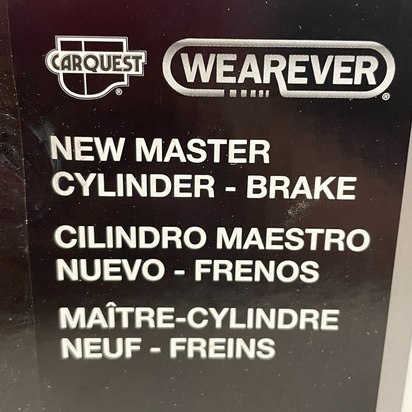 CARQUEST MCA630286 New Brake Master Cylinder w/ Reservoir Aluminum 1" Bore