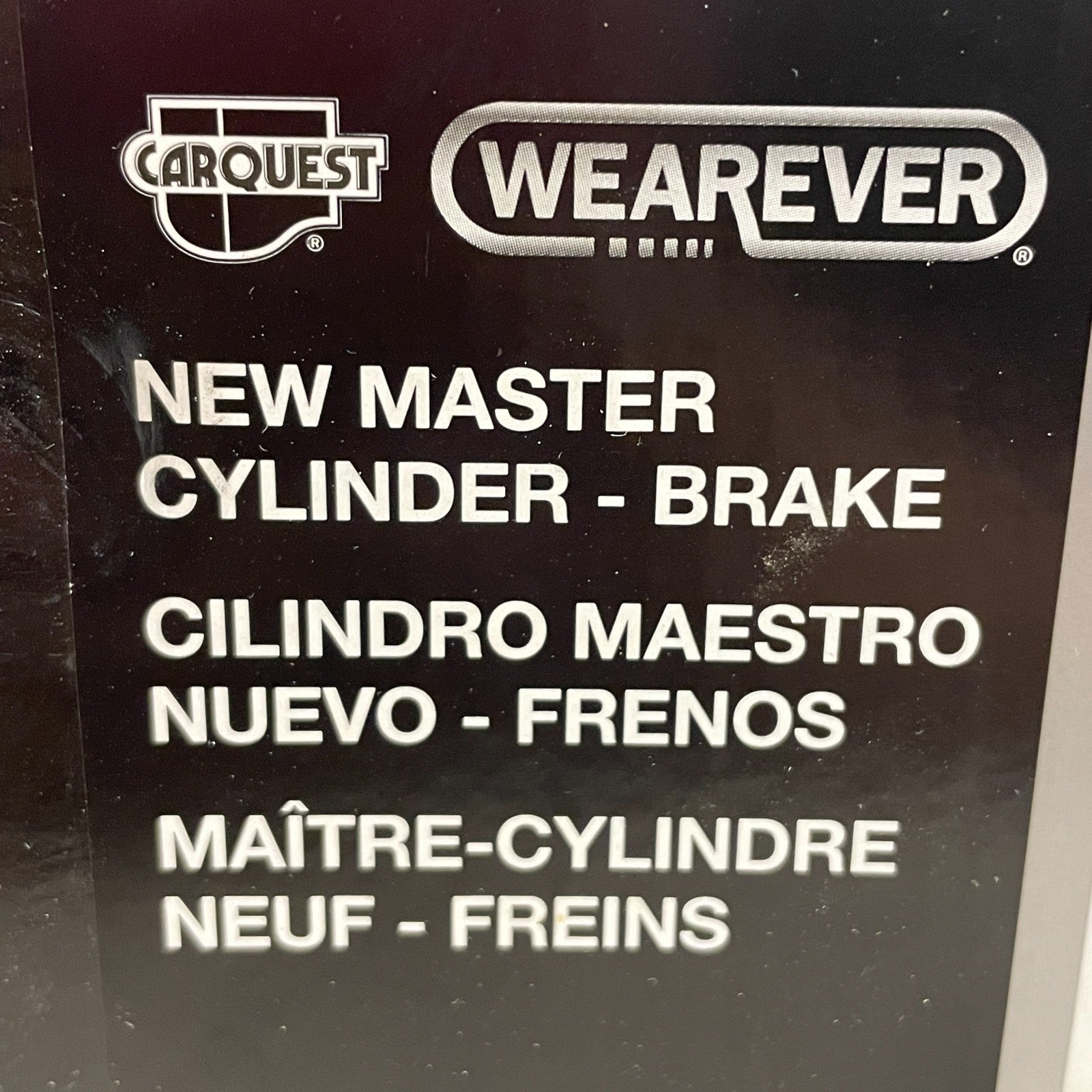 CARQUEST MCA630286 New Brake Master Cylinder w/ Reservoir Aluminum 1" Bore