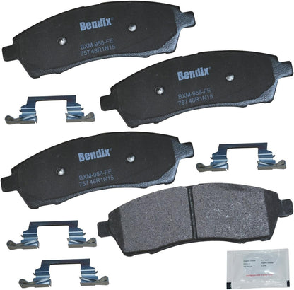Bendix Priority1 CFM757 Semi-Metallic Rear Brake Pads Ford Excursion F-250 F-350
