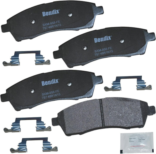 Bendix Priority1 CFM757 Semi-Metallic Rear Brake Pads Ford Excursion F-250 F-350