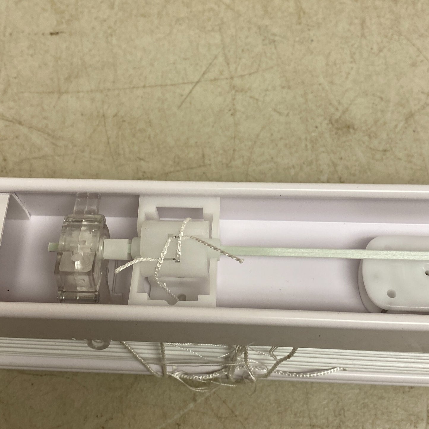 Allen+Roth 2in Room Darkening Cordless Faux Wood Blind White 23in X 42in