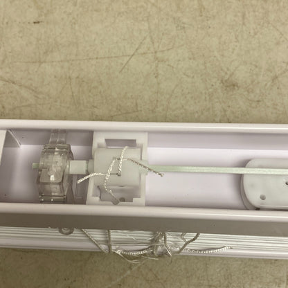 Allen+Roth 2in Room Darkening Cordless Faux Wood Blind White 23in X 42in