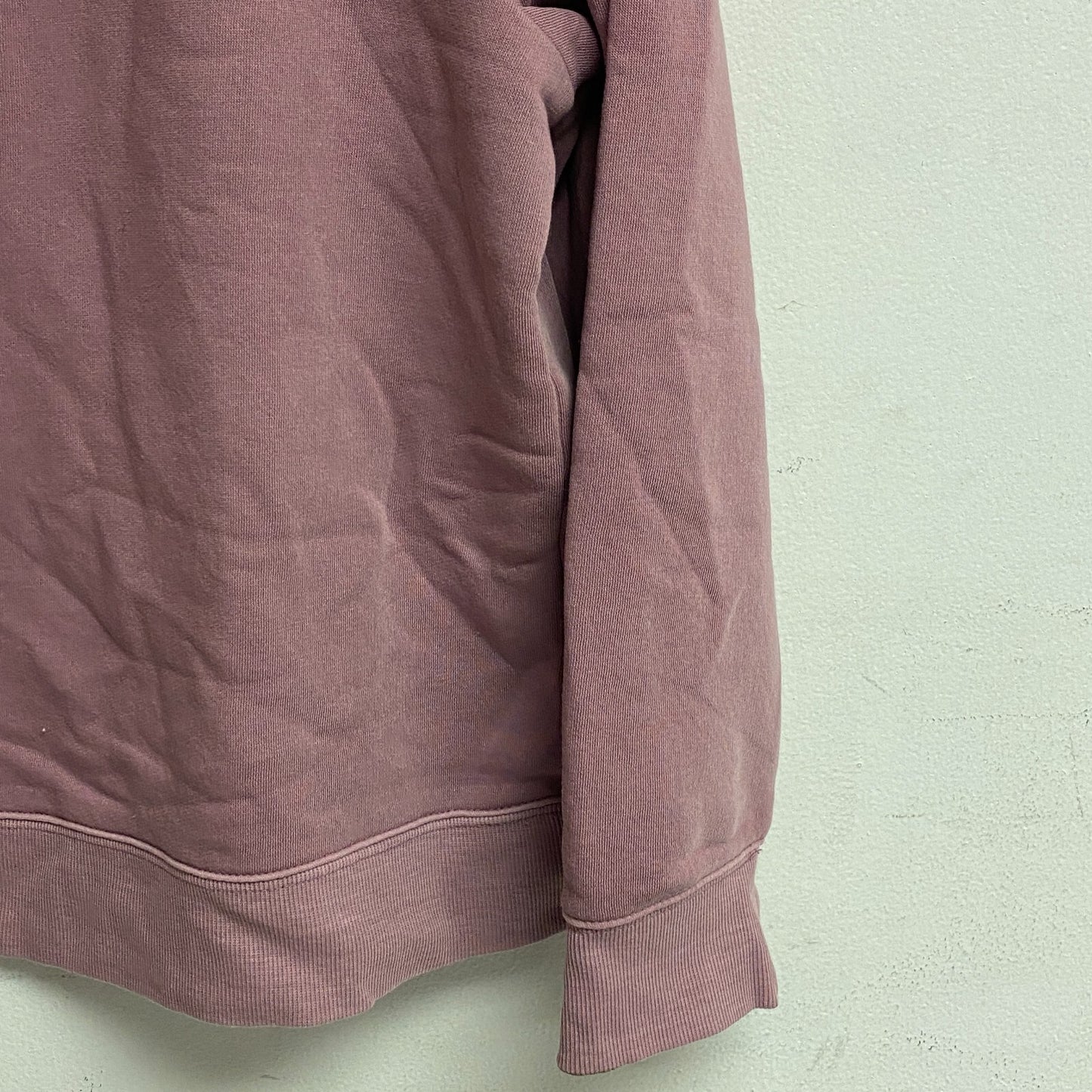 Ana Women's Padded Shoulders Long Sleeve Sweatshirt Size PXL Color: Western Rose