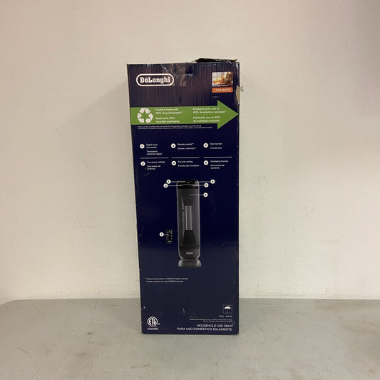 DeLonghi 1500W Ceramic Tower Space Heater w/ Thermostat And Remote