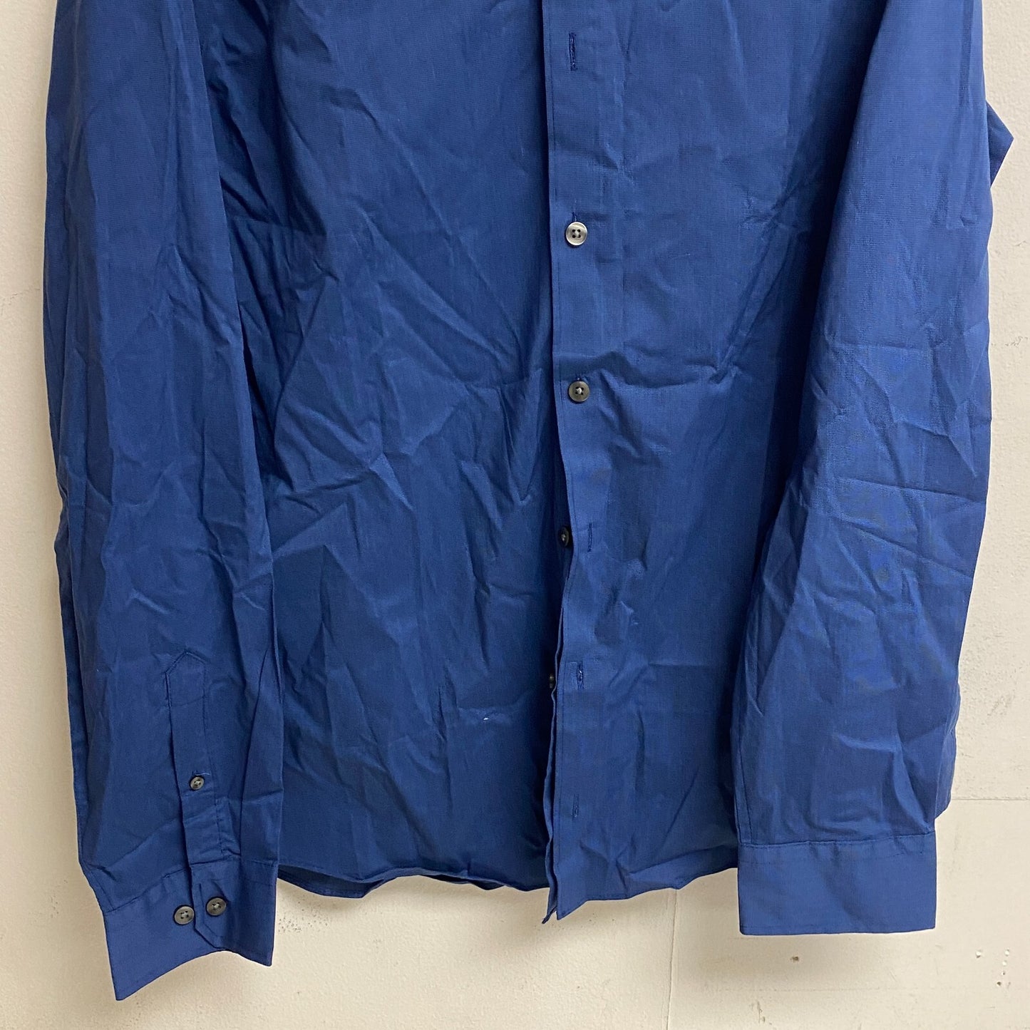 Van Heusen Big And Tall Long Sleeve Button Up Collared Shirt Size XLT Color Blue